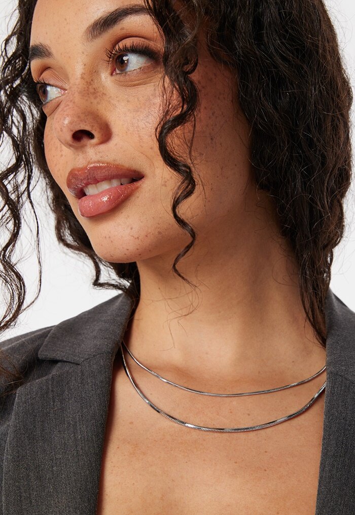 BY JOLIMA Karen Double Chain Necklace