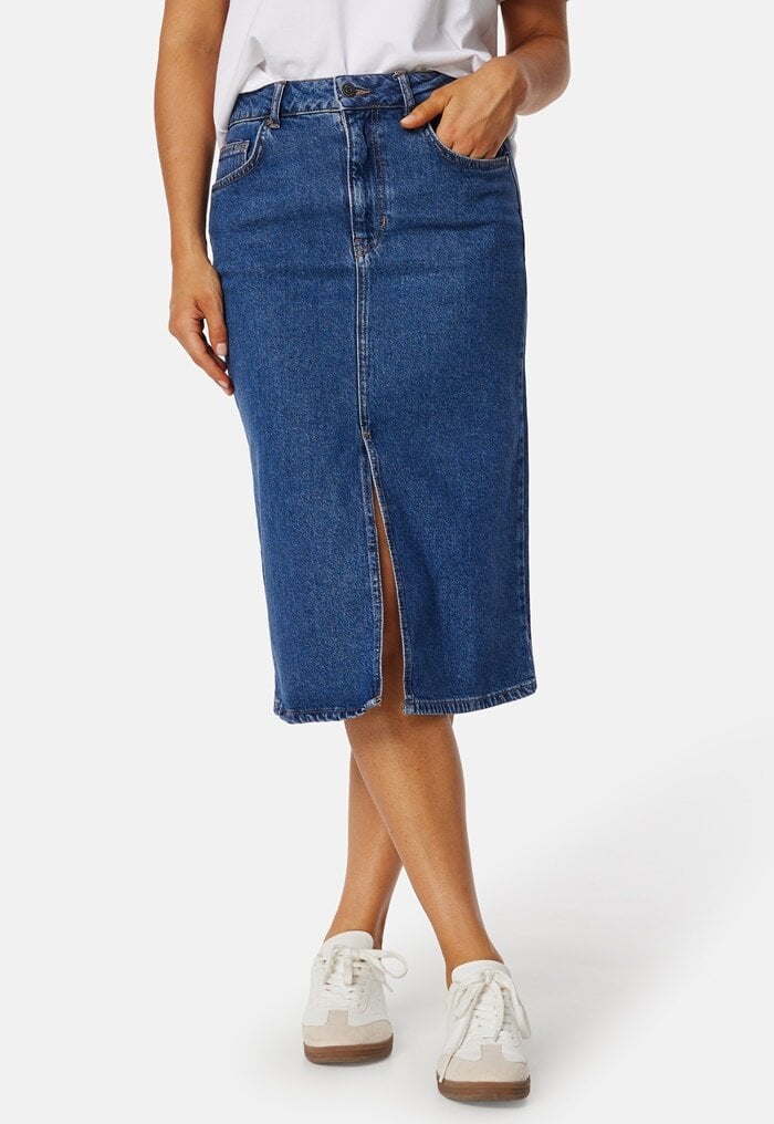 Object Collectors Item Objellen Midi Denim Skirt