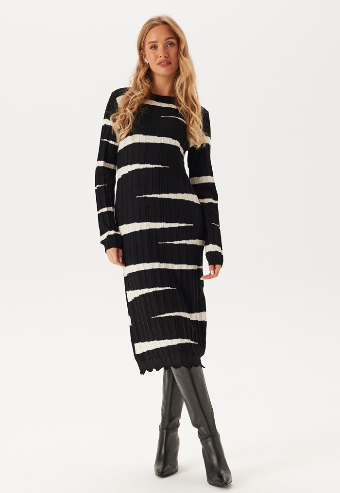 Object Collectors Item Objmaren Knit Re L/S Dress