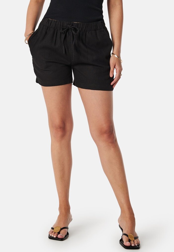 ONLY Onlcaro Linen Pull-Up Shorts