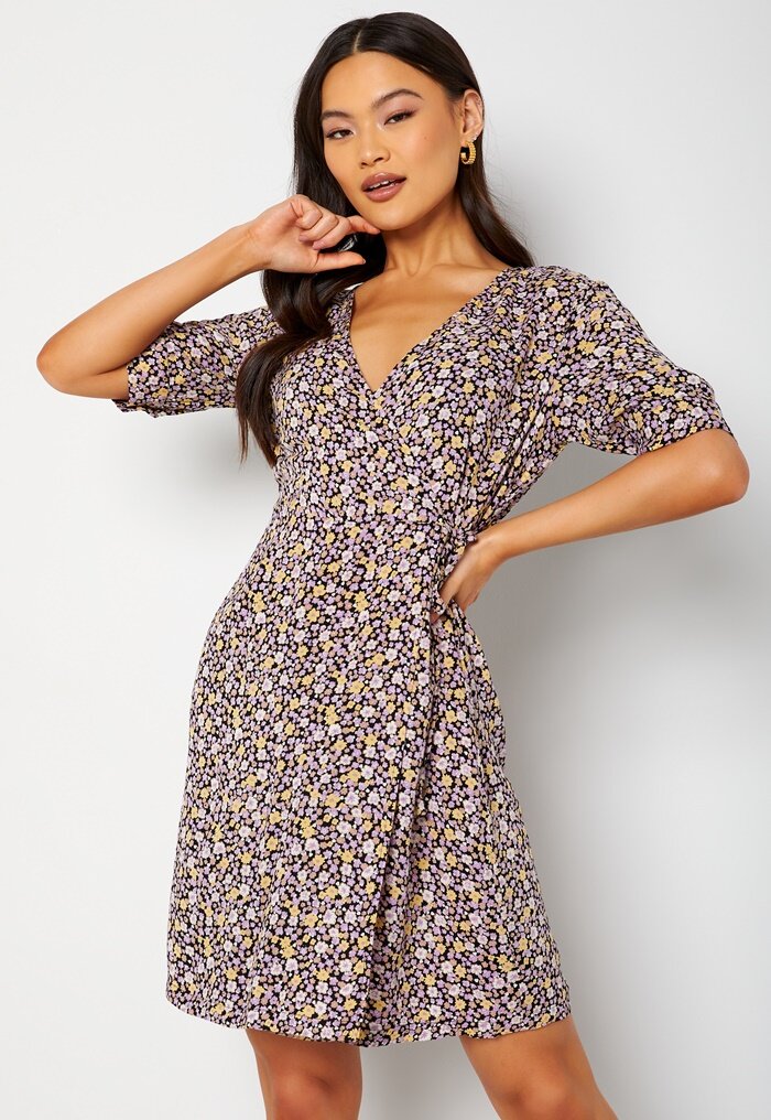 Pieces Kaitlyn 3/4 Wrap Dress