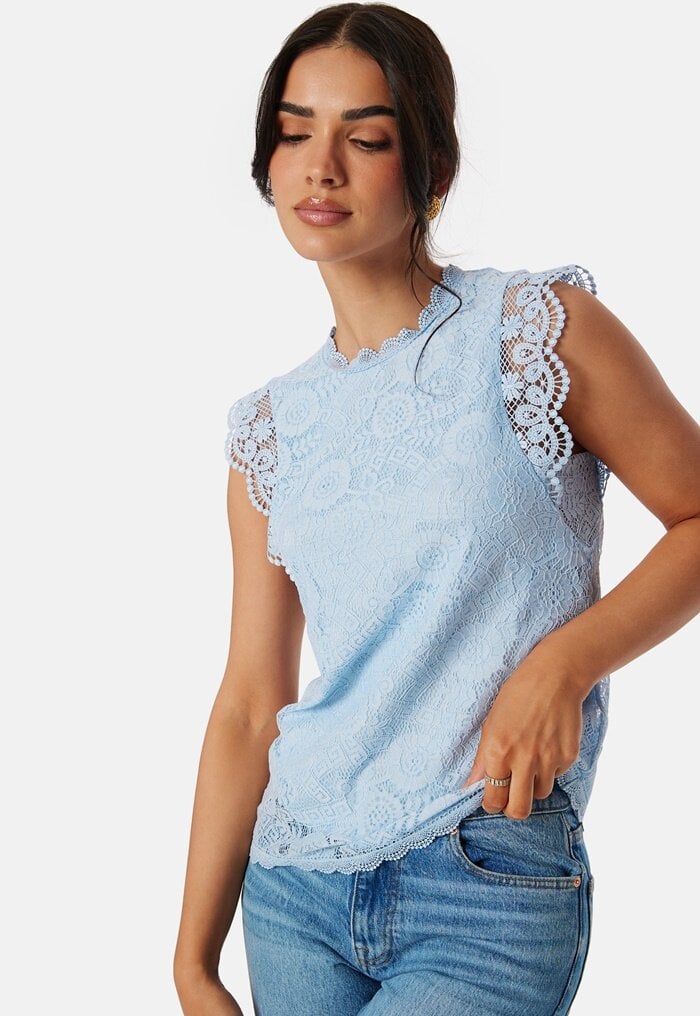 Pieces Pcolline SL Lace Top