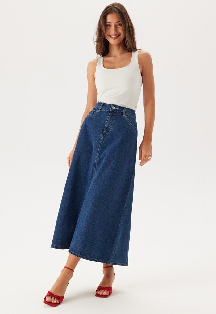 Pieces Pcabbi Mw A-shape Ankle Skirt 