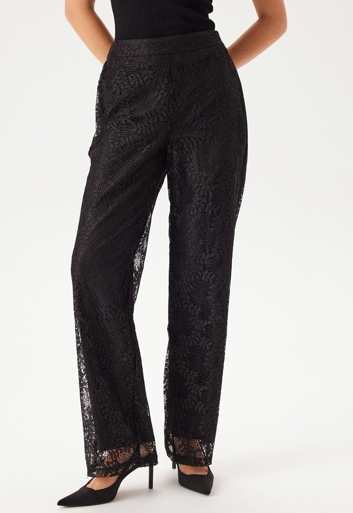 Pieces Pcbosulla Hw Lace Wide Pant