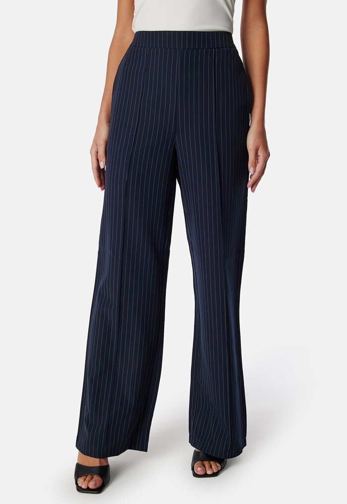 Pieces Pcbozzy Hw Wide Striped Pants