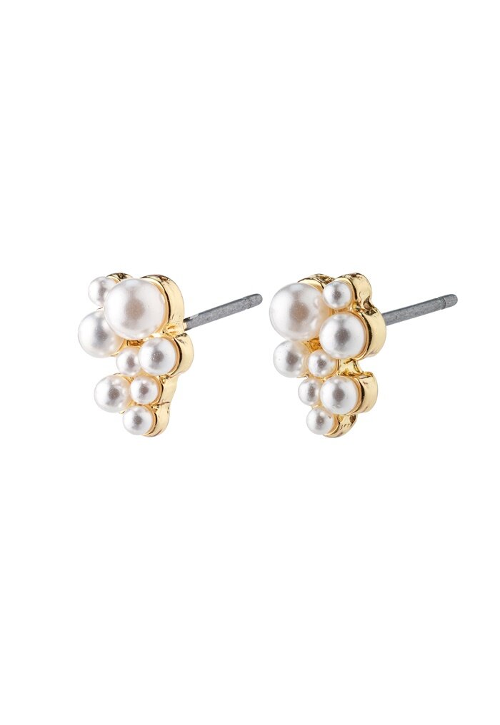 Pilgrim Relando Pearl Earrings Gold-pl