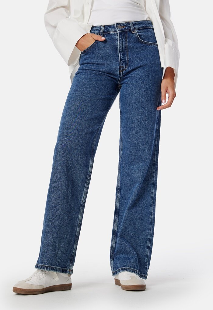 SELECTED FEMME Slfalice Hw Wide Long Wing Blu Jean