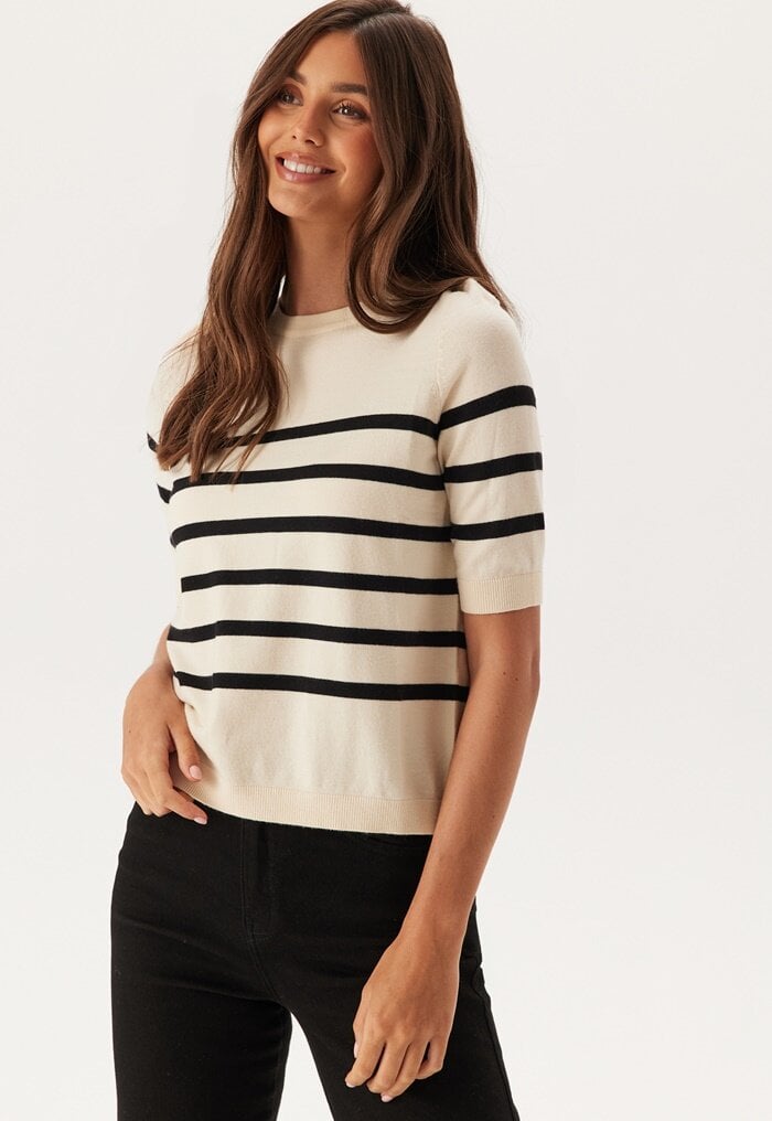 VERO MODA Vmsaba Plain Ss O-neck Pullove