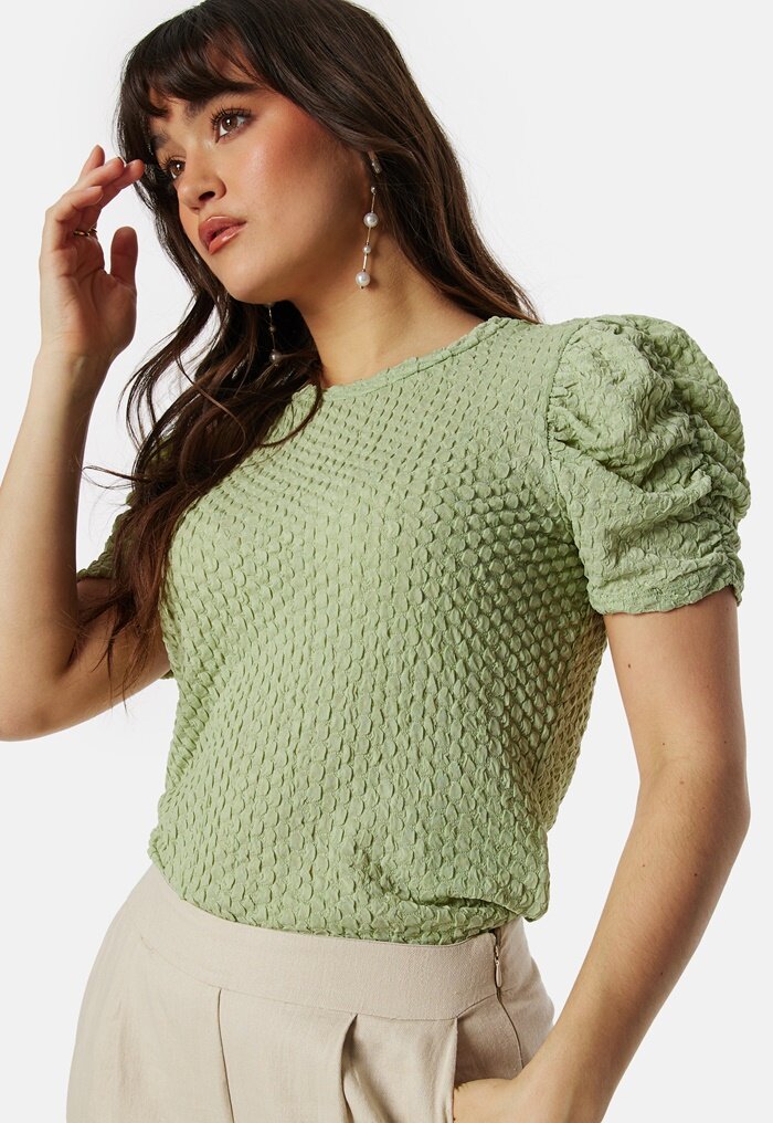 VILA Vianine S/S Puff Sleeve top