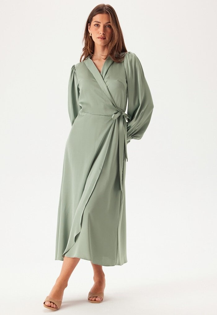 VILA Vienna Ravenna L/S Ankle Wrap Dress