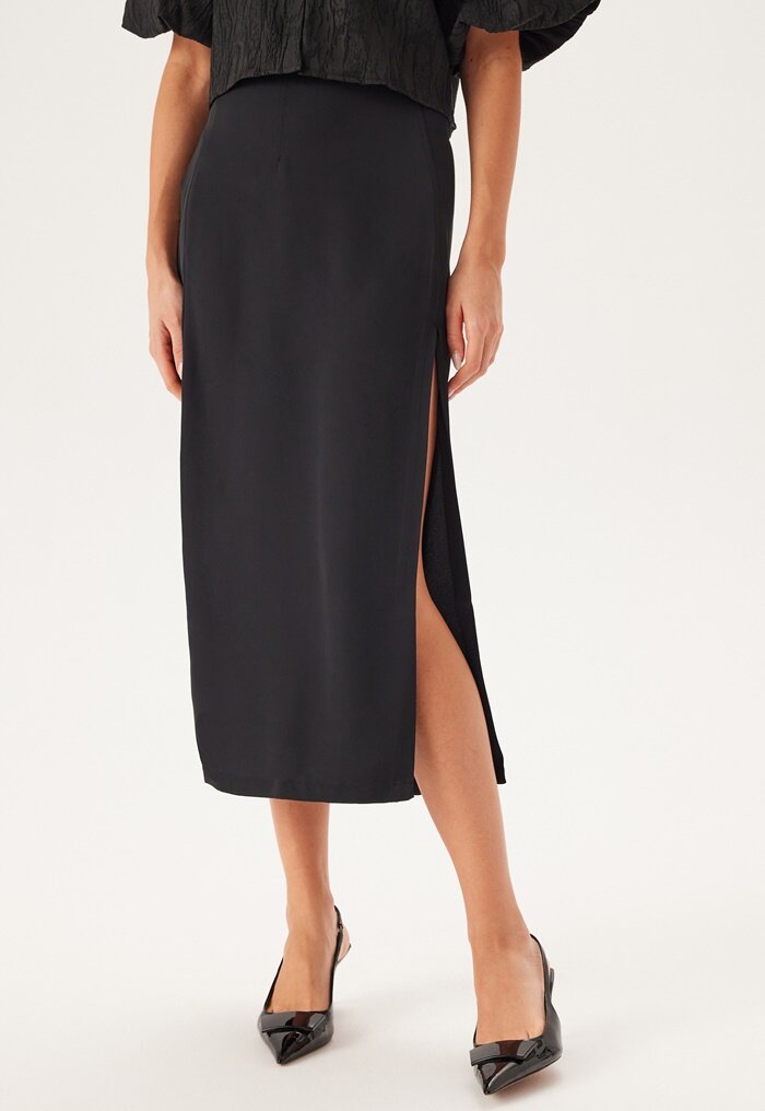 VILA Visivanni Hw Slit Midi Skirt