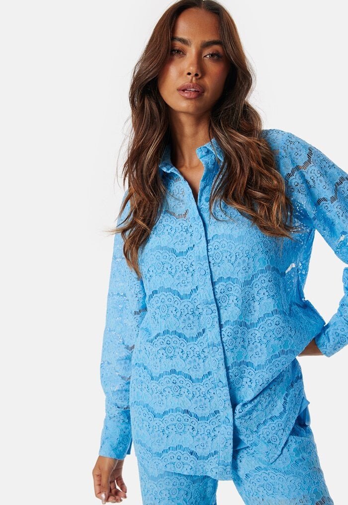 YAS Yaslarisso LS Lace Shirt