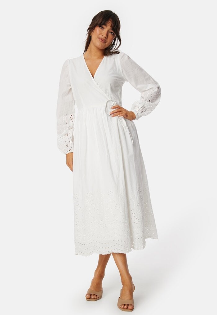 YAS Yasluma LS Long Wrap Dress