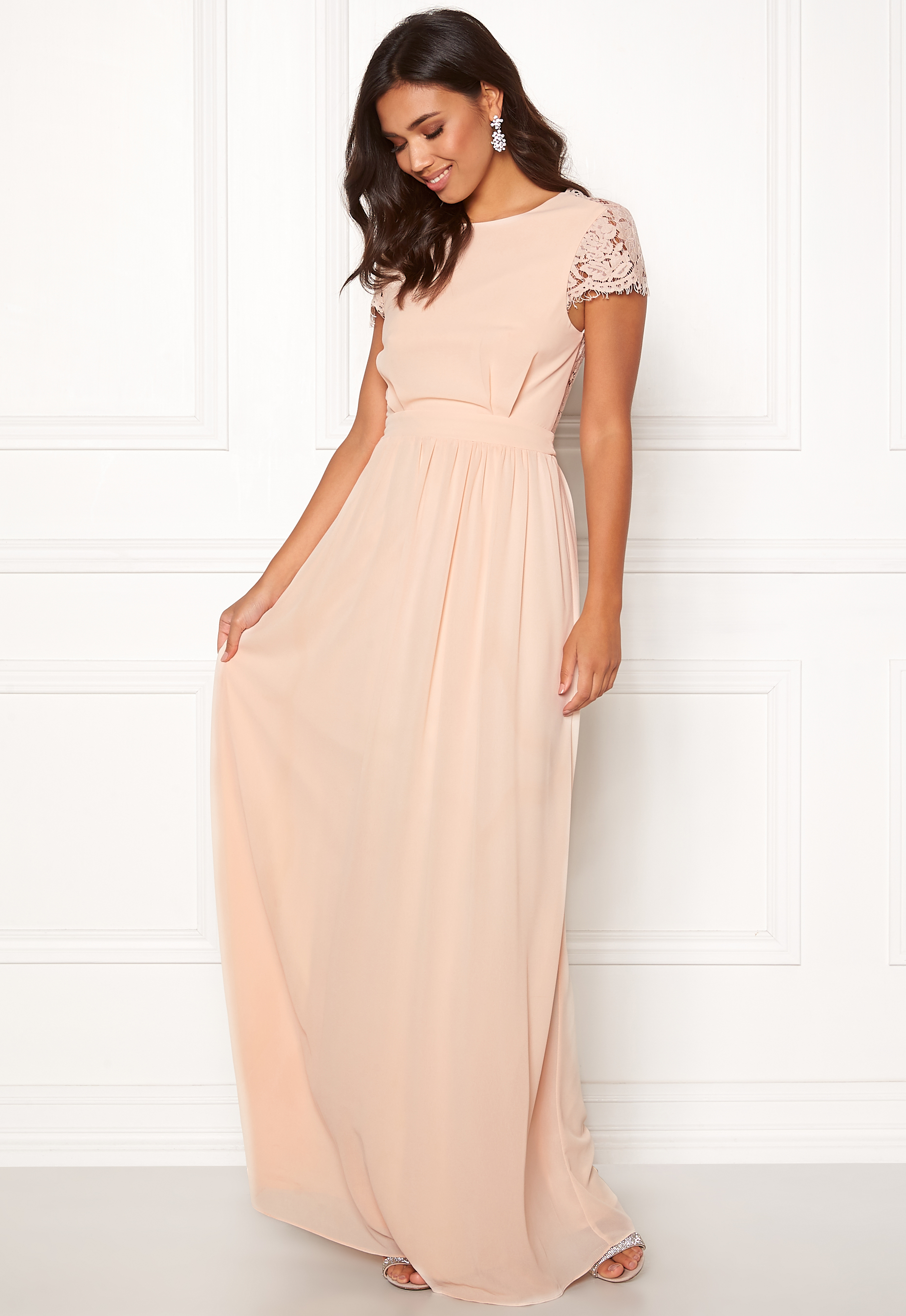 camellia chiffon dress